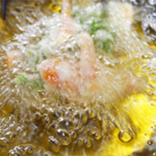 ごま油で揚げ物