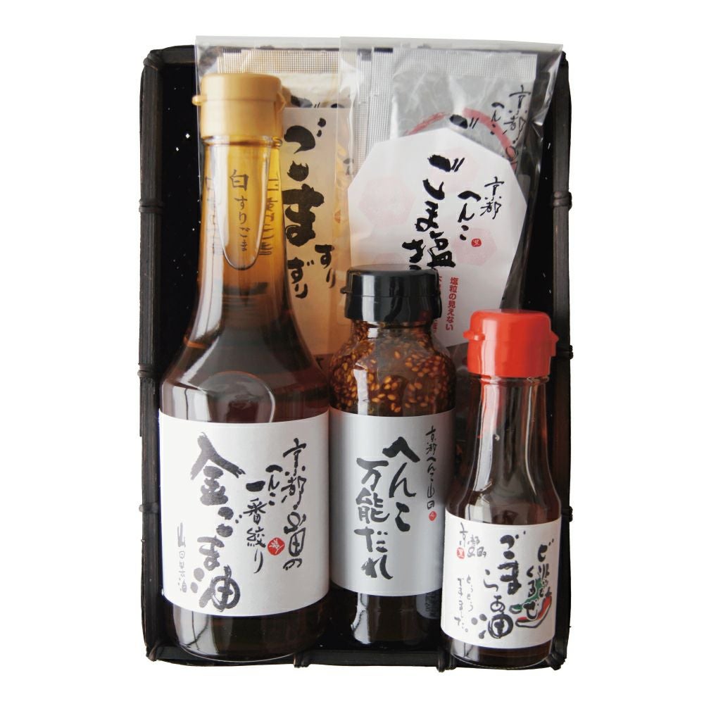 ごま油ギフト「朱雀」｜新鮮で香り高いごま製品をお届け｜山田製油公式通販